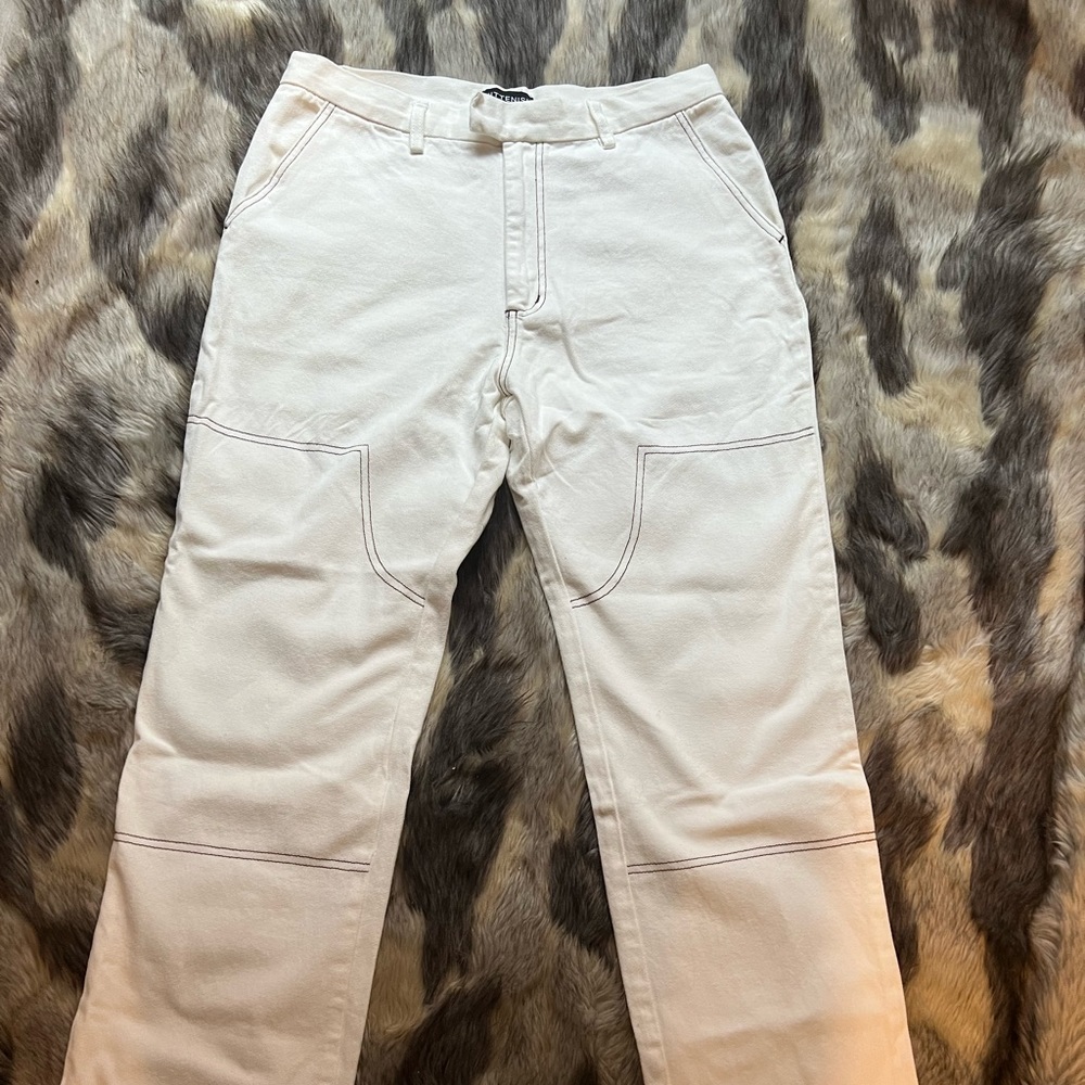 Western wear white pants, size XL but would fit woman’s 10